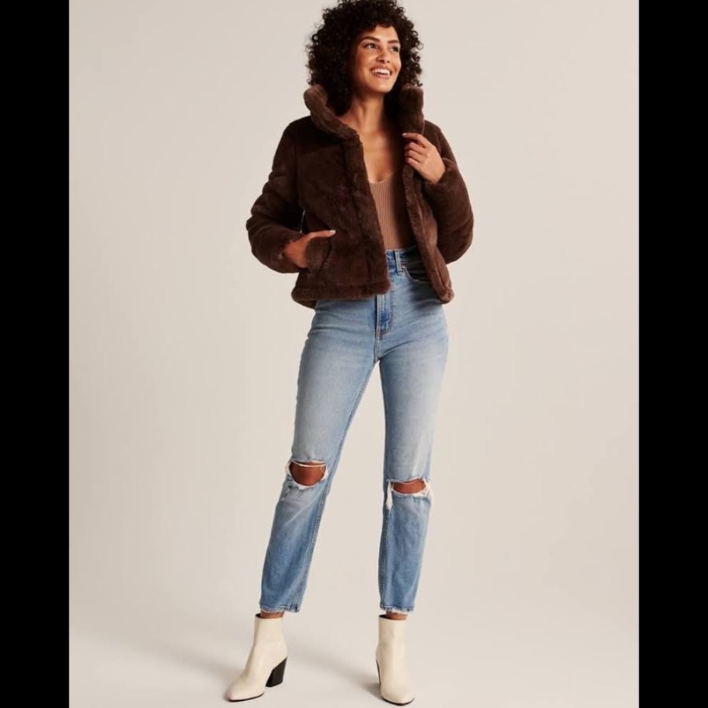 Genuine Fur Bomber Jacket - Coat